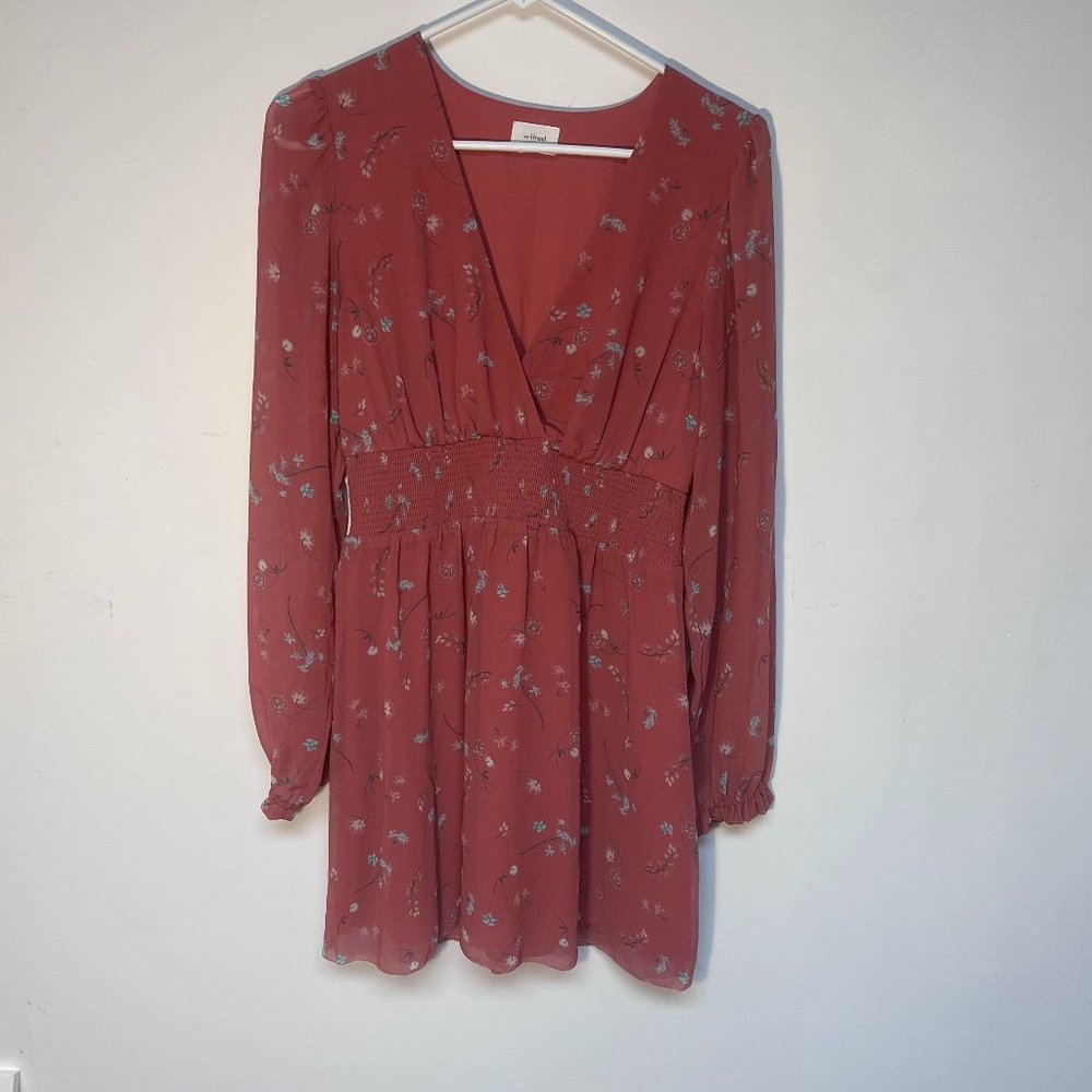 Aritzia (Wilfred) Flowy Flower Dress